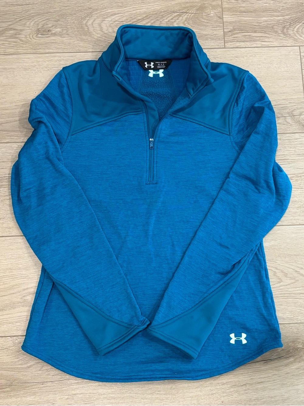 Under Armour Women's Teal Quarter-Zip Pullover